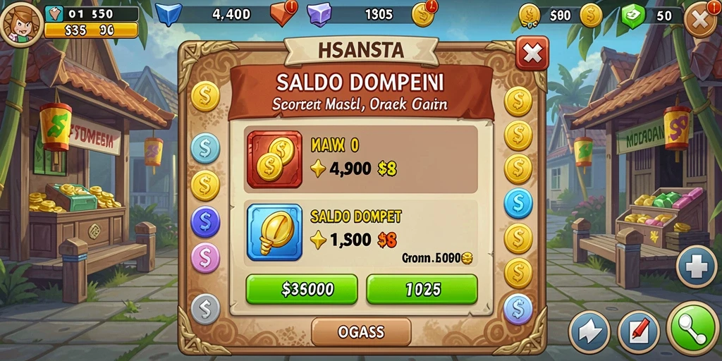 Poin dan item yang menarik di dalam permainan.