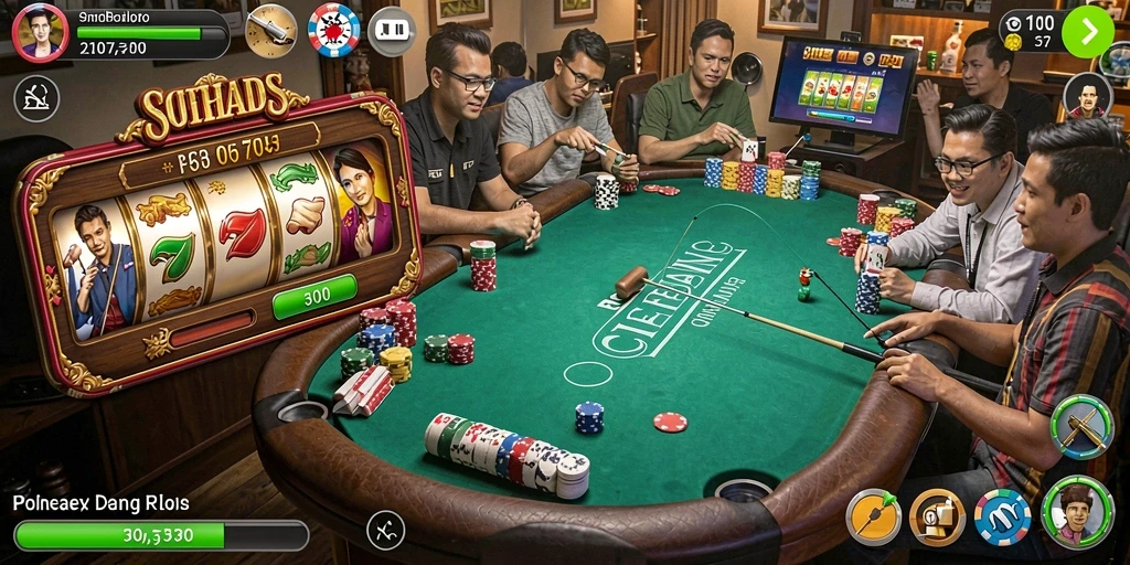 Screenshot menampilkan ajang pertempuran seru di level yang menantang.