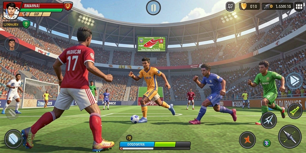 Interaksi pemain yang seru dalam mode multiplayer.