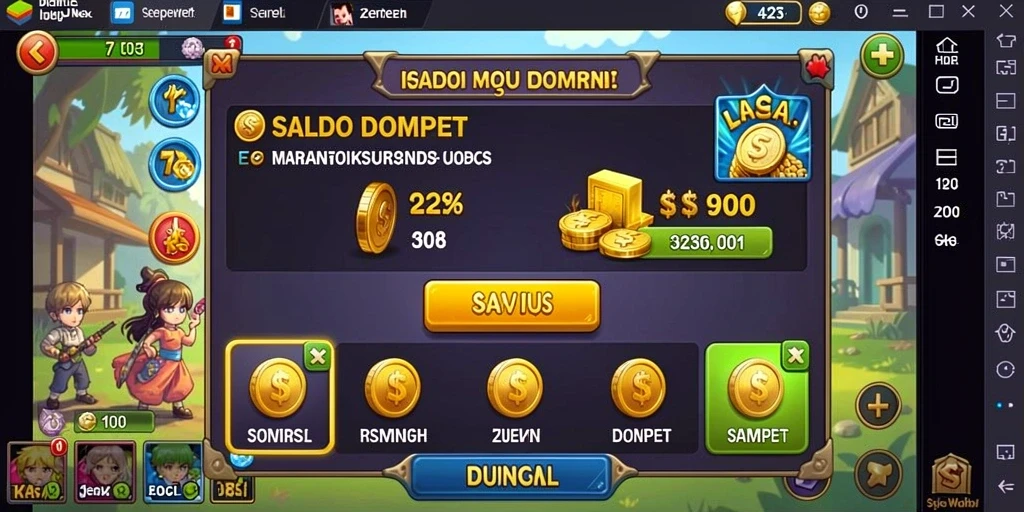 Menghadapi tantangan baru di setiap level yang seru.