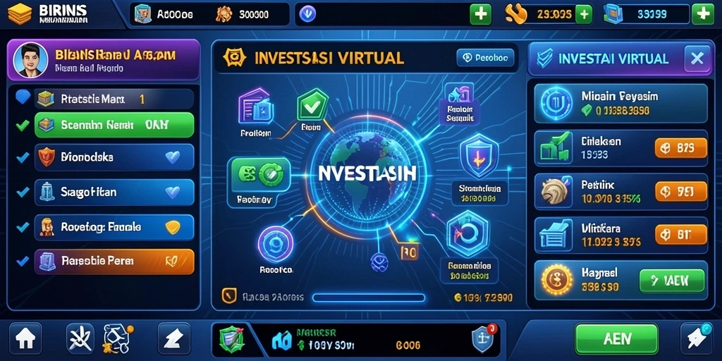 Screenshot interaksi sosial antar pemain di dalam game.